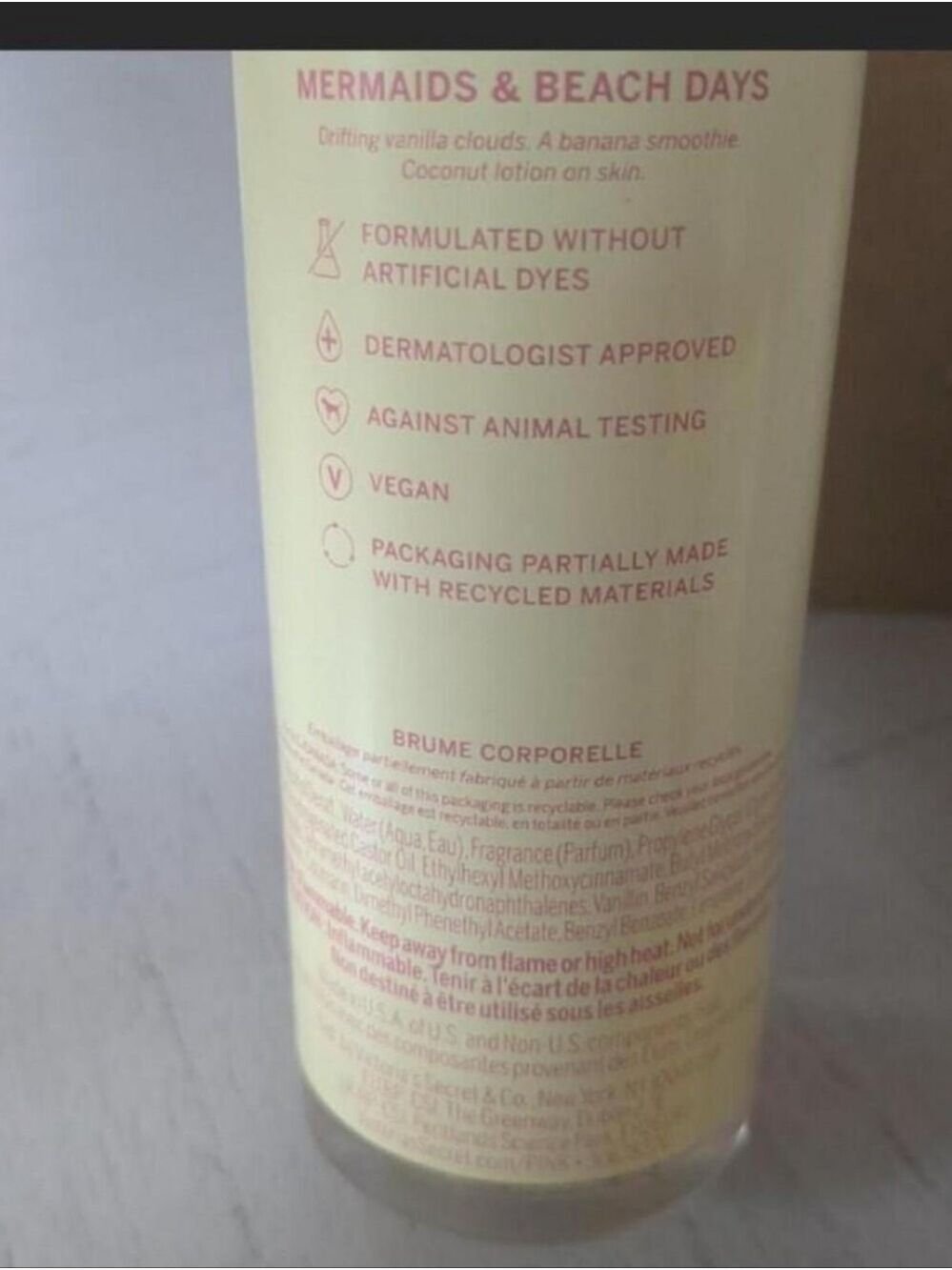 New Victoria's Secret PINK body mist in Sun-Splashed Vanilla & Dream 5 bottles. - Picture 4 of 4